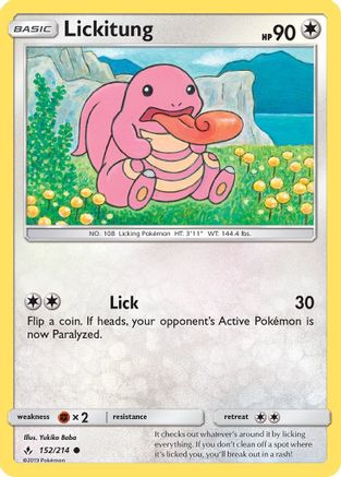 Lickitung 152/214 SM Unbroken Bonds - Common