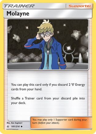 Molayne 181 - Reverse Holofoil SM Unbroken Bonds - Uncommon