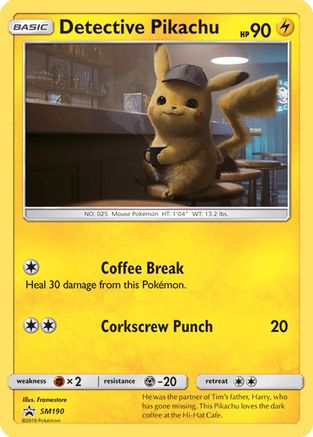 Detective Pikachu SM190/248 - Holofoil SM Promos - Promo