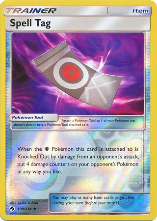 Spell Tag - 190/214 - Uncommon - Reverse Holofoil