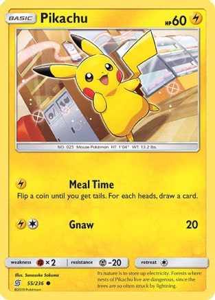 Pikachu (55) 055/236 SM Unified Minds - Common