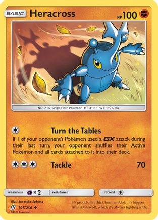 Heracross 107/236 SM Unified Minds - Uncommon