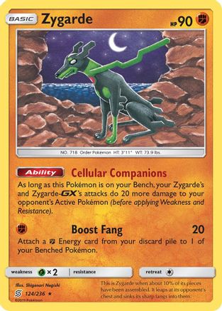 Zygarde 124/236 SM Unified Minds - Rare