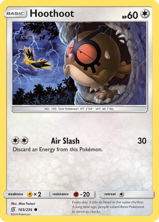 Hoothoot 165/236 SM Unified Minds - Common