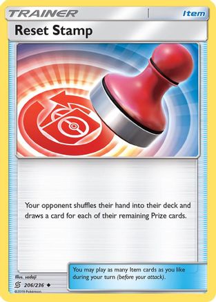 Reset Stamp 206/236 SM Unified Minds - Uncommon