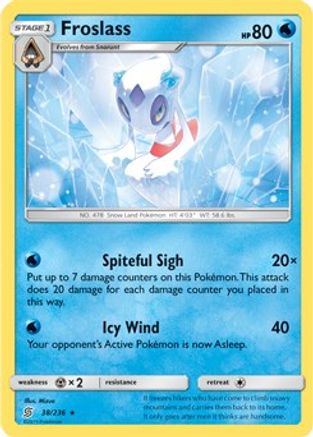 Froslass 038/236 Deck Exclusives - Rare