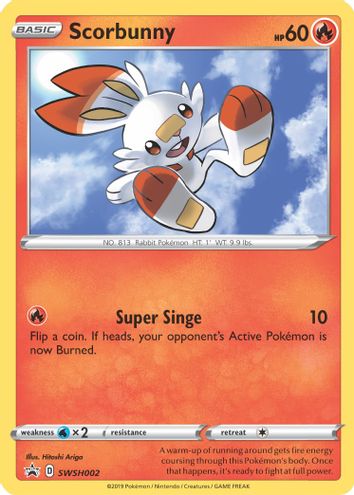 Scorbunny - SWSH002 - SWSH Promos