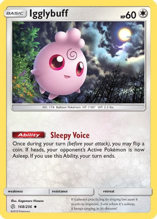 Igglybuff 168/236 SM Cosmic Eclipse - Uncommon