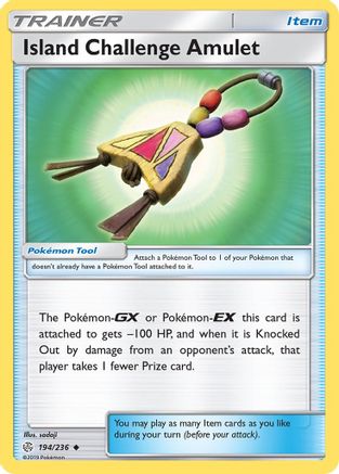Island Challenge Amulet 194/236 SM Cosmic Eclipse - Uncommon