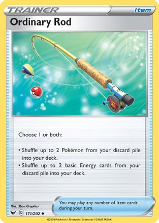 Ordinary Rod 171/202 SWSH01 Sword & Shield Base Set - Uncommon