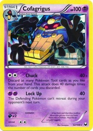 Cofagrigus 052/108 - Holofoil Deck Exclusives - Rare