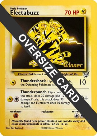 Electabuzz 001 Jumbo Cards - Promo