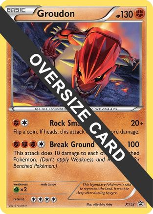 Groudon XY52 - Holofoil Jumbo Cards - Promo