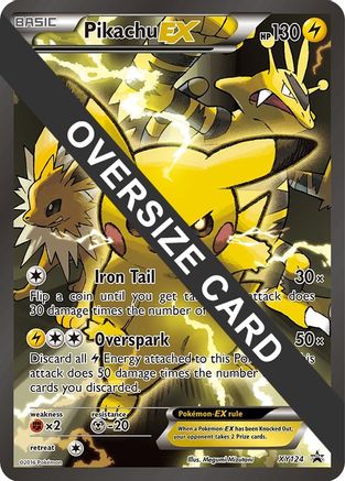 Pikachu EX XY124 - Holofoil Jumbo Cards - Promo
