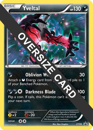 Yveltal XY06 - Holofoil Jumbo Cards - Promo