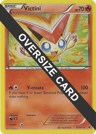 Victini 015/101 - Holofoil Jumbo Cards - Promo