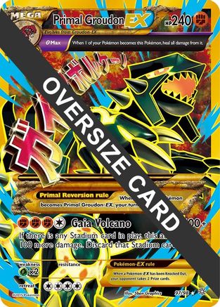 Primal Groudon EX 097/98 - Holofoil Jumbo Cards - Promo
