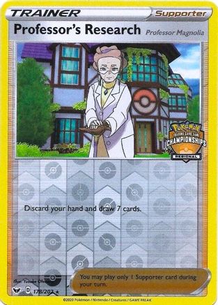 Professor's Research 178/202 - Reverse Holofoil League & Championship Cards - Promo
