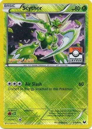 Scyther 004/108 - Reverse Holofoil League & Championship Cards - Promo