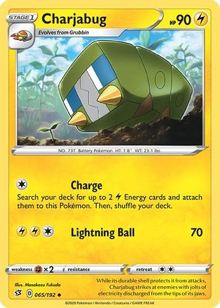 Charjabug 065/192 SWSH02 Rebel Clash - Uncommon