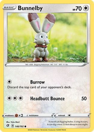 Bunnelby 146/192 SWSH02 Rebel Clash - Common