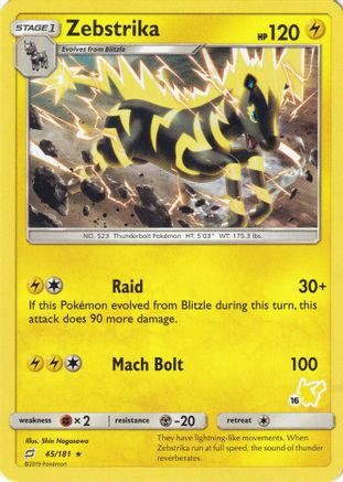 Zebstrika 045/181 Battle Academy - Promo