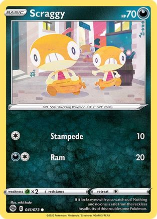 Scraggy 041/73 Champions Path - Common