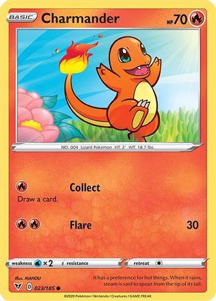 Charmander 023/185 SWSH04 Vivid Voltage - Common