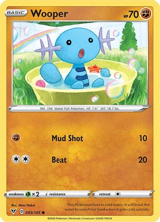 Wooper 083/185 SWSH04 Vivid Voltage - Common