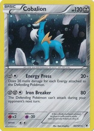 Cobalion 084/101 - Holofoil Blister Exclusives - Promo