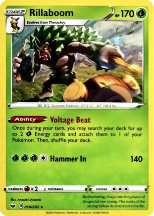 Rillaboom 014/202 - Holofoil Miscellaneous Cards & Products - SWSH Promo
