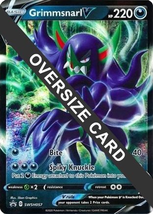 Grimmsnarl V SWSH057 - Holofoil Jumbo Cards - Promo
