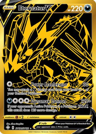 Eternatus V SV121/SV122 - Holofoil Shining Fates Shiny Vault - Shiny Holo Rare