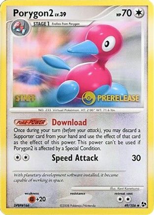 Porygon2 049/106 Diamond and Pearl Promos - Promo