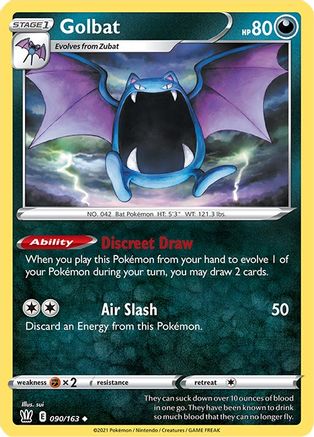 Golbat 090/163 SWSH05 Battle Styles - Uncommon