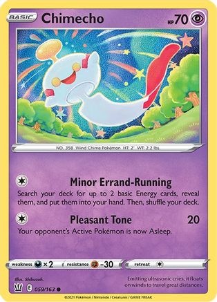 Chimecho 059/163 SWSH05 Battle Styles - Common