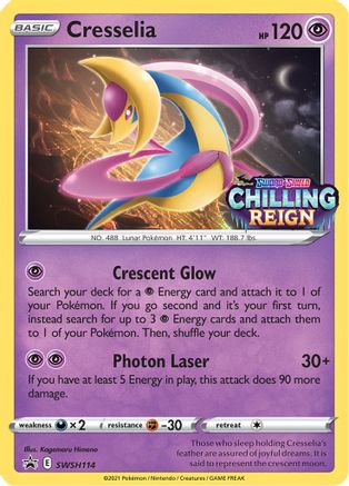 Cresselia (Prerelease) - SWSH114 - SWSH Promos