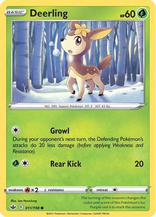 Deerling 011/198 SWSH06 Chilling Reign - Common