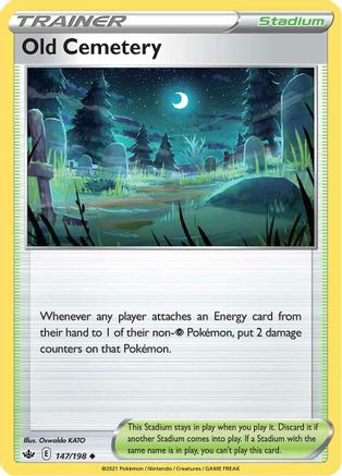 Old Cemetery 147/198 SWSH06 Chilling Reign - Uncommon