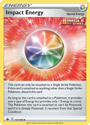 Impact Energy 157/198 SWSH06 Chilling Reign - Uncommon