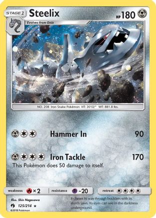 Steelix 125/214 - Holofoil Blister Exclusives - Promo