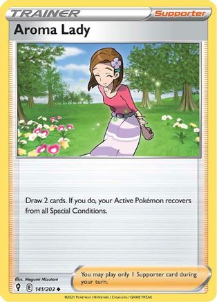 Aroma Lady 141/203 SWSH07 Evolving Skies - Uncommon