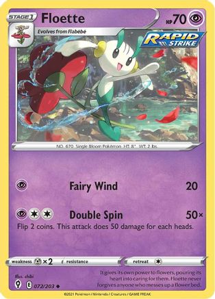 Floette 072/203 SWSH07 Evolving Skies - Uncommon