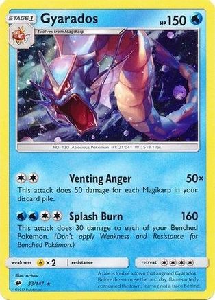 Gyarados 033/147 - Holofoil Blister Exclusives - Promo