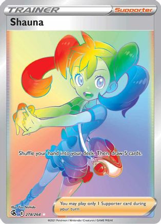 Shauna (Secret) 278/264 - Holofoil SWSH08 Fusion Strike - Secret Rare