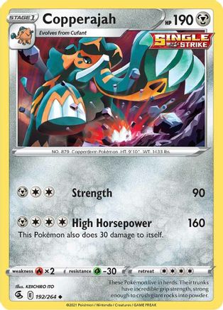 Copperajah 192/264 SWSH08 Fusion Strike - Uncommon