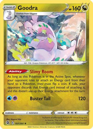 Goodra 197/264 SWSH08 Fusion Strike - Rare
