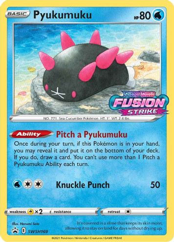 Pyukumuku (Prerelease) - SWSH169 - SWSH Promos