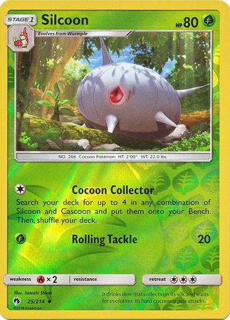 Silcoon - 25/214 - Uncommon - Reverse Holofoil