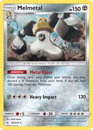 Melmetal 129/214 - Holofoil Blister Exclusives - Promo